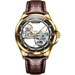 Watches for Men Automatic Mechanical Stainless Steel Waterproof Men Watch